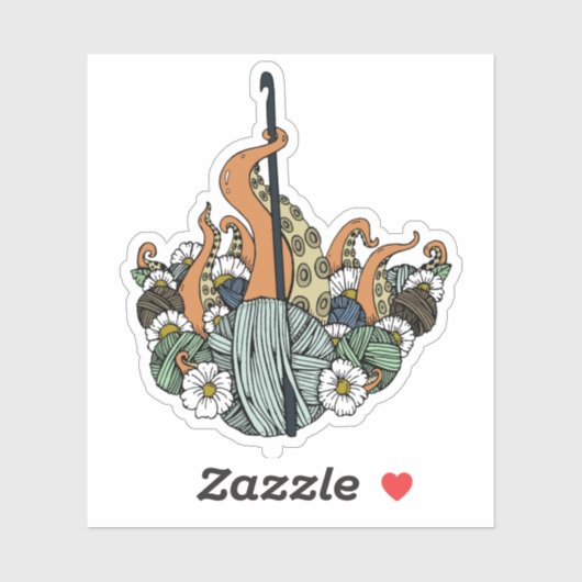 Haken Octopus Sticker (Vel)