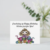 Haken Verjaardagswensen Briefkaart (Staand voorkant)