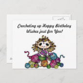 Haken Verjaardagswensen Briefkaart (Voorkant / Achterkant)