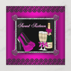 Hakens en Cider Sweet Sixteen Uitnodiging