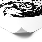 hakken in de paardensportskie poster (Hoek)