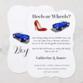 Hakken of Wielen Chic Casual Eigenzinnig Geslacht  Kaart (Voorkant / Achterkant)