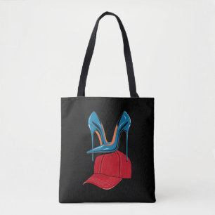 Hakken op Rode MAGA Hoed Verkiezing 2024 stappen Tote Bag