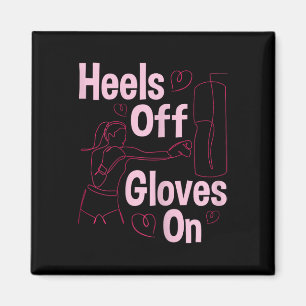 Hakken Uit Handschoenen Aan - Boksen Kickboksen Ki Magneet