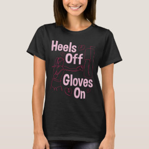 Hakken van handschoenen aan - Boksen Kickboksen Ki T-shirt