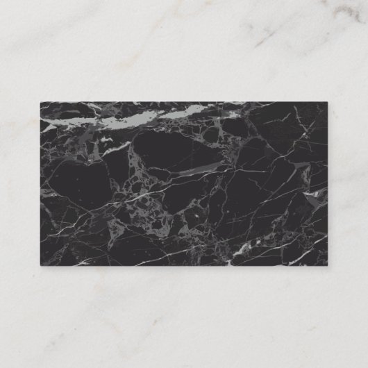 Hakmes | Marmeren Achtergrond Visitekaartje (Achterkant)