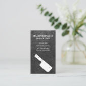 hakmes visitekaartje (Staand voorkant)