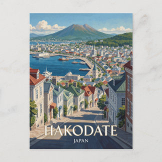 Hakodate Japan Historic Harbor Travel Briefkaart