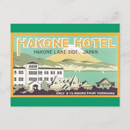 Hakone Hotel Japan Briefkaart (Voorkant)