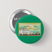 Hakone Hotel Japan Ronde Button 5,7 Cm (Voorkant /achterkant)