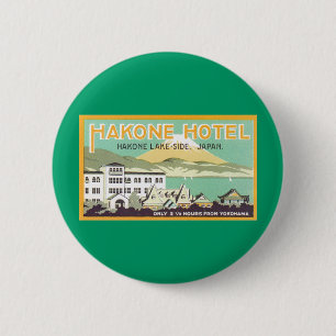 Hakone Hotel Japan Ronde Button 5,7 Cm