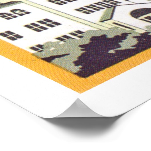 Hakone Hotel (wit) Poster (Hoek)