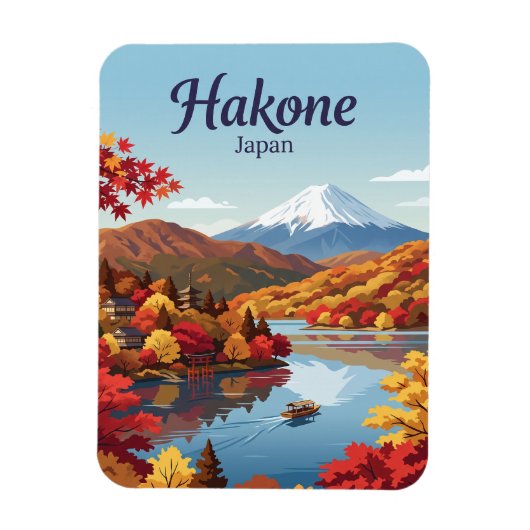 Hakone, Japan Magneet (Verticaal)
