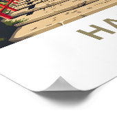 Hakone Japan Reisprint Poster (Hoek)