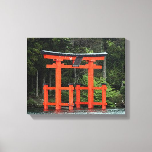 hakone torii canvas afdruk (Voorkant)
