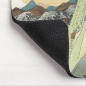 Hakone Uitzicht van het meer, Hiroshige, 1831-34 Muismat (Hoek)