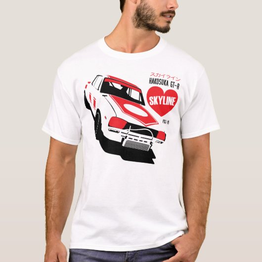 Hakosuka GT-R T Shirt (Voorkant)