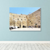 HaKotel - De Westerne muur Canvas Afdruk (Insitu (Houten vloer))