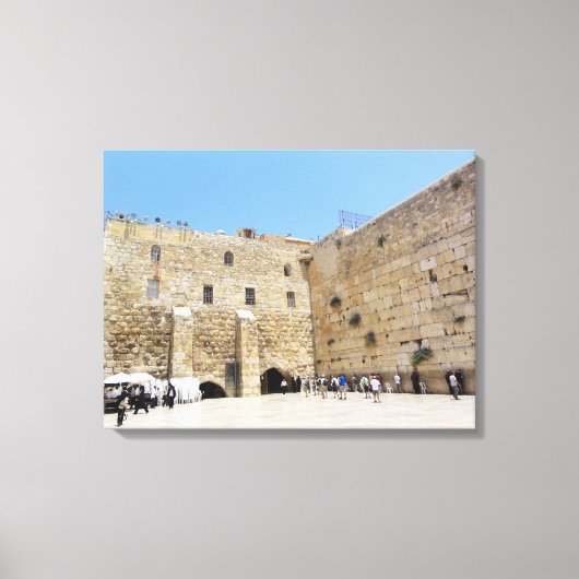 HaKotel - De Westerne muur Canvas Afdruk (Voorkant)