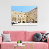 HaKotel - De Westerne muur Canvas Afdruk (Insitu (Woonkamer))