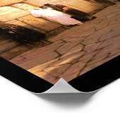 HaKotel van Jean-Léon Gérôme - Circa Late 1800 s Poster (Hoek)