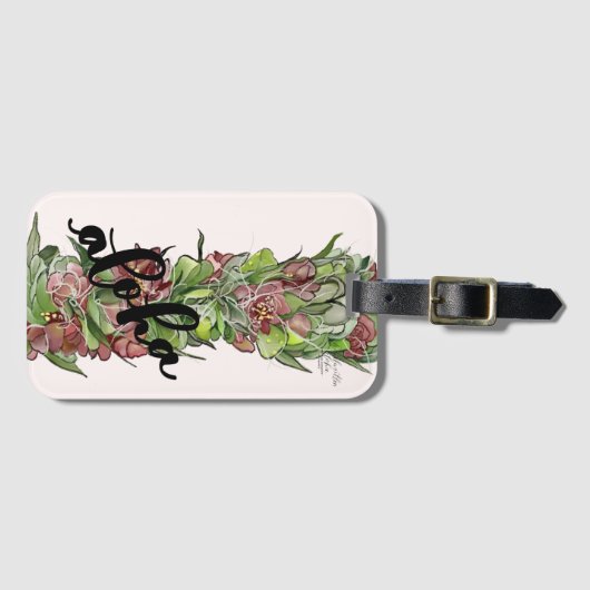 Haku Lei Aloha Hawaii Baglabels Bagagelabel (Voorkant (horizontaal))