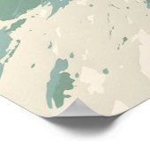 Hakuba Japan Sneeuwboarden Reisposter Poster (Hoek)