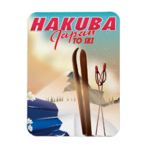 Hakuba Japanse reisposter.