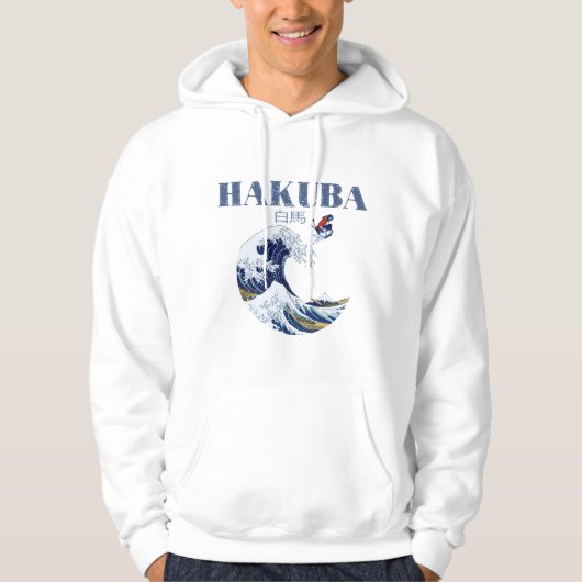 HAKUBA Ski, Japanse Kunst Hoodie (Voorkant)