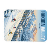Hakuba Valley Skigebied Japan Magneet (Horizontaal)