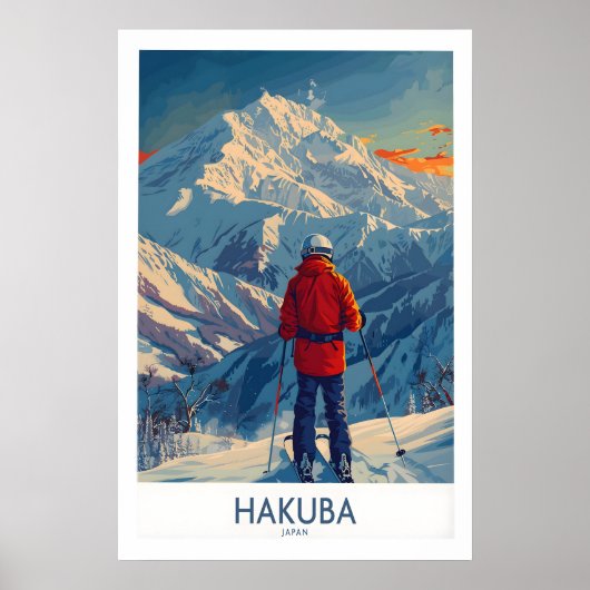 Hakuba Wall Art Print Japan 1 (Voorkant)