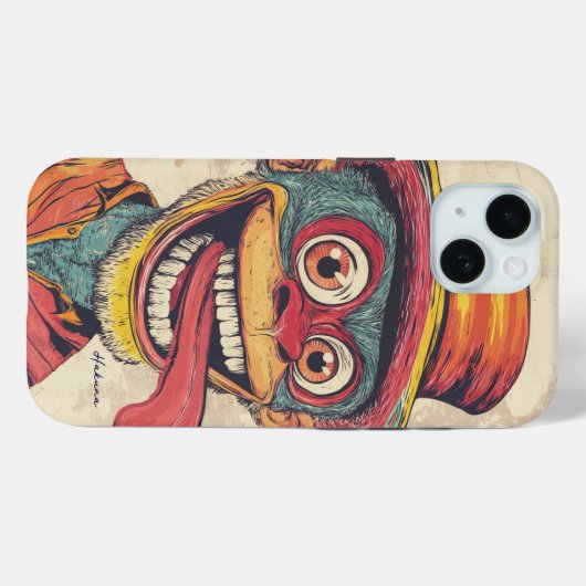 Hakuna Banana Iphone 15 Pro hoesje (Achterkant (horizontaal))