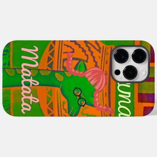 Hakuna Giraffe Art Print Case-Mate iPhone Case (Achterkant (horizontaal))