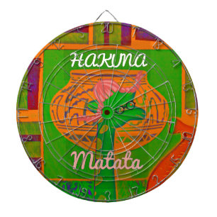 Hakuna Giraffe Art Print Dartbord