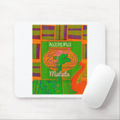 Hakuna Giraffe Art Print Muismat (Met muis)