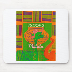 Hakuna Giraffe Art Print Muismat