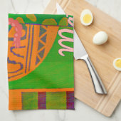 Hakuna Giraffe Art Print Theedoek (Quarter Fold)