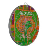 Hakuna Giraffe Kunstprint Dartbord (Voorkant Links)