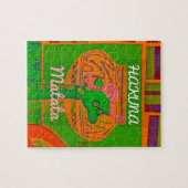 Hakuna Giraffe Kunstprint Legpuzzel (Horizontaal)