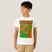 Hakuna Giraffe Kunstprint T-shirt (Voorkant volledig)