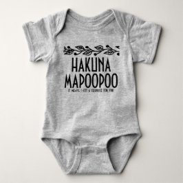 Hakuna Mapoopoo Baby Onesie Romper