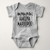Hakuna Mapoopoo Baby Onsie Romper (Voorkant)
