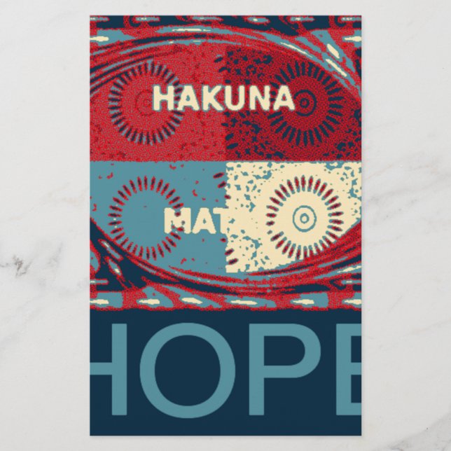 Hakuna matata (Voorkant)