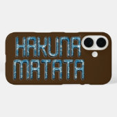 Hakuna Matata 3D Art Print Case-Mate iPhone Case (Achterkant (horizontaal))