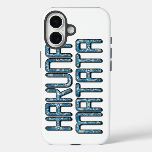 Hakuna Matata 3D Art Print Case-Mate iPhone Case (Achterkant)
