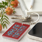 Hakuna Matata 3D Art Print Sleutelhanger (Voorkant Rechts)