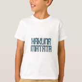 Hakuna Matata 3D Art Print T-shirt (Voorkant)