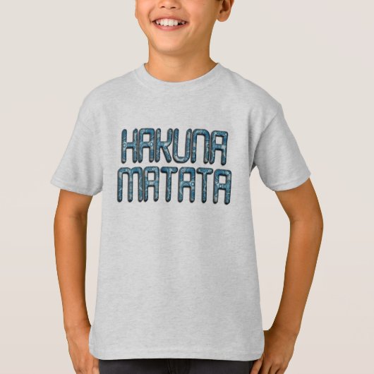 Hakuna Matata 3D Art Print T-shirt (Voorkant)