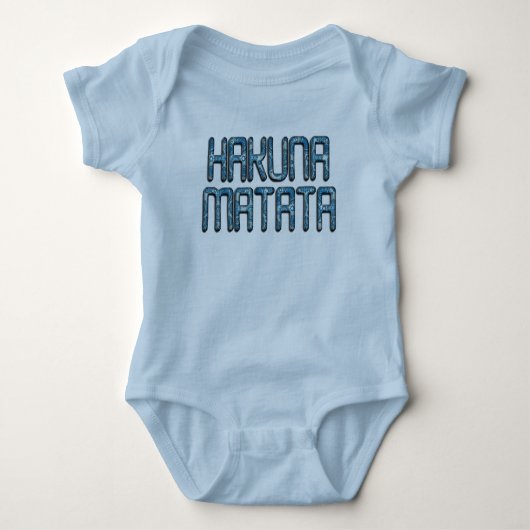 Hakuna Matata 3D Kunstprint Romper (Voorkant)