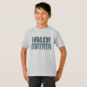 Hakuna Matata 3D Kunstprint T-shirt (Voorkant volledig)
